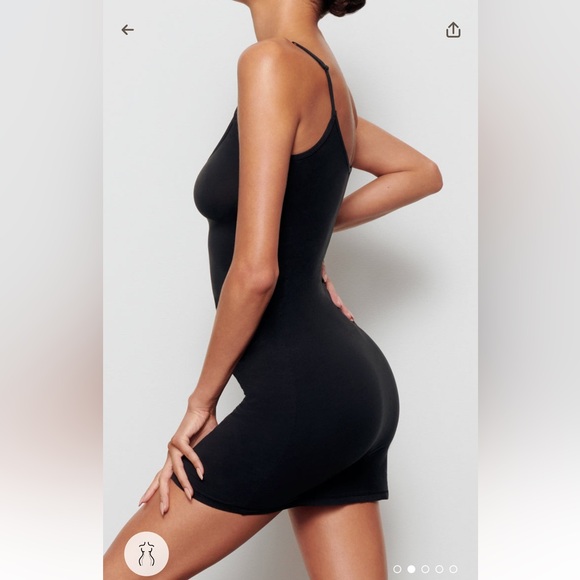 SKIM Fits Everybody Slip Dress Onyx Size Small BRAND NEW - Picture 3 of 7